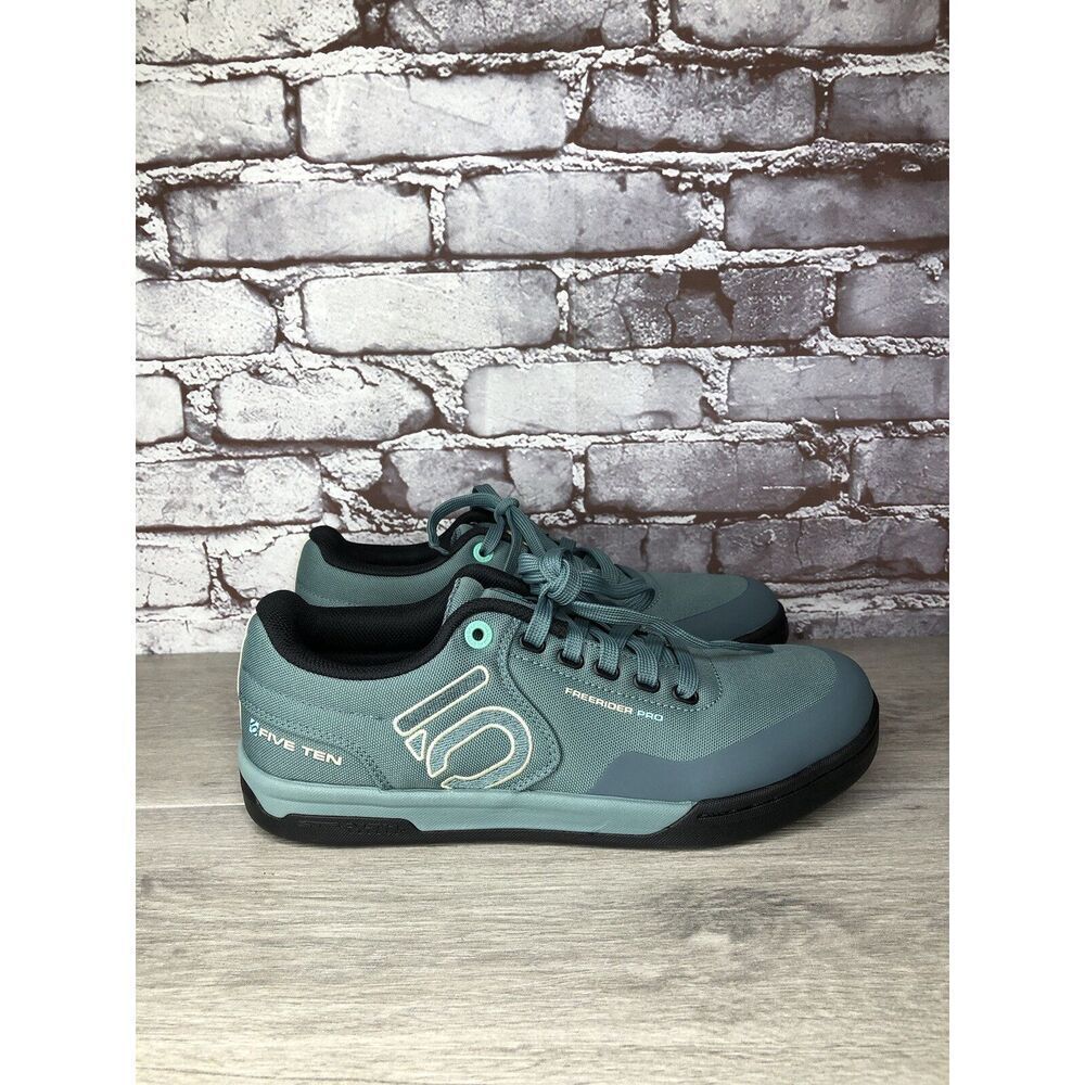 Five Ten Stealth Freerider Pro Canvas Mountain Bike Blue Shoes Women 10M US/42EU